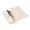 Imitation Leather Jewelry Storage Zipper Bags ABAG-G016-01D-02-3