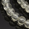 Mixed Crackle Glass Round Beads CCG-X0001-3