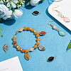 ARRICRAFT 8Pcs 8 Style Natural & Synthetic Gemstone Pendants G-AR0004-21-4