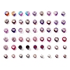 Acrylic & Resin & Polymer Clay Rhinestone European Beads FPDL-S015-04C-2