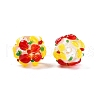 Handmade Two-Tone Lampwork Beads LAMP-T022-01A-10-2