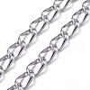 Tarnish Resistant 304 Stainless Steel Curb Chain Bracelets BJEW-P064-28P-3