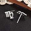 S925 Sterling Silver Stud Earrings EJEW-K303-01S-06-2