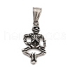 304 Stainless Steel Connector Charms STAS-A112-04AS-1