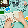Globleland 4 Sheet 4 Style Clear Letter Silicone Stamps DIY-GL0003-53-3