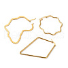 10 Pairs 10 Styles 201 & 304 Stainless Steel Big Hoop Earrings EJEW-PJ0001-01-3