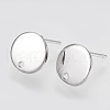 Brass Stud Earring Findings KK-T029-118P-1