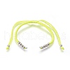 Nylon Cord Braided Bead Bracelets Making BJEW-F360-FP14-1