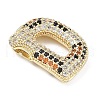 Brass Micro Pave Cubic Zirconia Pendants KK-Z108-02G-D-2
