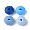 Rondelle Food Grade Eco-Friendly Silicone Focal Beads SIL-F003-07A-2