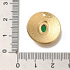 Ion Plating(IP) 304 Stainless Steel Emerald Rhinestone Pendants STAS-P371-059G-3