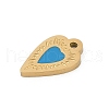 304 Stainless Steel Enamel Charms STAS-I325-054G-02-2