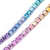 Electroplated Synthetic Non-magnetic Hematite Beads Strands G-A263-H01-02-1