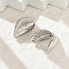 Brass Hoop Earrings for Women EJEW-U041-06P-3