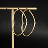 Simple Romantic Stainless Steel Heart Hoop Earrings XB0293-5