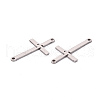 Non-Tarnish 201 Stainless Steel Link Connectors X-STAS-S110-087P-2