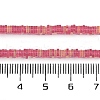 Electroplate Glass Beads Strands GLAA-B023-01A-04-4