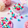 Opaque Acrylic Beads OACR-TAC0014-06F-5