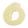 Baking Plating Glass Beads Strands X1-GLAA-H036-01F-4