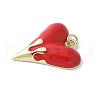 Brass Enamel Pendants KK-D336-09G-02C-2