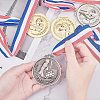 Zinc Alloy Football Medals NJEW-GA0001-01-5