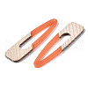 Resin & Wood Big Pendants RESI-T035-16B-3