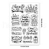 Custom Summer Theme PVC Plastic Clear Stamps DIY-WH0631-0077-6