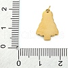 Christmas Theme Ion Plating(IP) 304 Stainless Steel Enamel Pendants STAS-Z104-01G-04-3