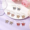 Alloy Rhinestone Dangle Earrings EJEW-JE06221-2
