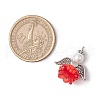 Glass Seed Beaded Angel Pendants PALLOY-MZ00714-02-2