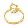 201 Stainless Steel Adjustable Ring for Women RJEW-D082-01I-3
