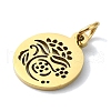 304 Stainless Steel Charms STAS-C097-46G-04-2