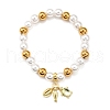 Brass Stretch Bracelets BJEW-C098-07C-4