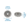 Alloy Spacer Beads PALLOY-TAC0008-01AS-8