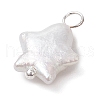 Natural Nucleated Baroque Keshi Pearl Pendants PALLOY-JF02900-02-4