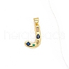 Brass Micro Pave Cubic Zirconia Pendants PW-WG10C3A-24-1