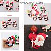 Christmas Theme Santa Claus Shape Paper Candy Lollipops Cards CDIS-I003-03-5