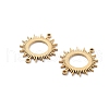 Ion Plating(IP) 304 Stainless Steel Hollow Connector Charms STAS-P332-12G-3