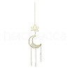 Metal Hanging Suncatchers HJEW-P018-D04-1