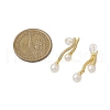 Natural Pearl Ear Studs EJEW-P286-46G-3