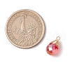 Brass and Glass Pendants PALLOY-JF03369-01-3