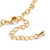 Brass Link Bracelets for Women BJEW-P342-14G-3