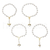 Tibetan Style Alloy Angel Charm Bracelets BJEW-JB11775-2