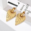 304 Stainless Steel Stud Earrings EJEW-M069-04G-4