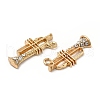 Rack Plating Alloy Rhinestone Pendants ALRI-M006-07G-3