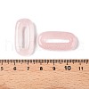 Natural Rose Quartz Oval Pendants G-N342-105C-3