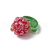 Glass Seed Beads Pendants PALLOY-MZ00592-04-4