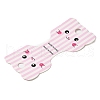 Fold Over Cat Shaped Cardboard Paper Jewelry Display Cards for Necklace & Bracelet Storage CDIS-A006-09-3