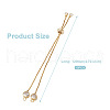 Rack Plating Adjustable Brass Slider Bracelets YS-TAC0001-13G-3