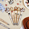 CHGCRAFT 72pcs 12 style Food Grade Silicone Focal Beads SIL-CA0003-20-5